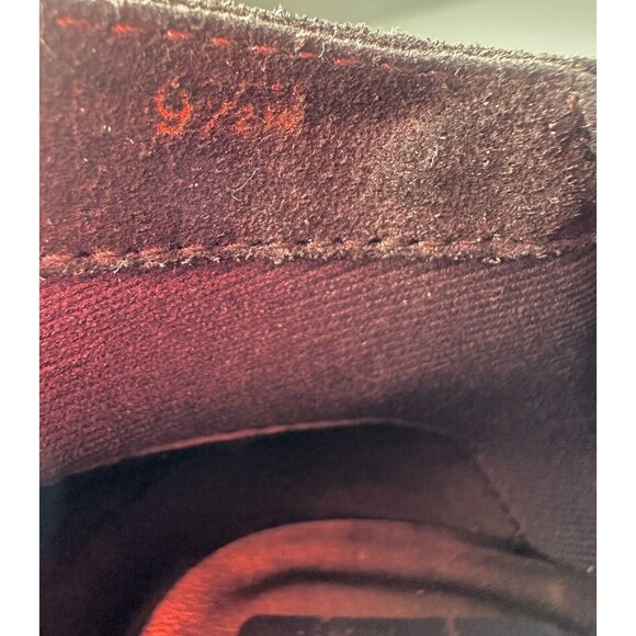 VANELi Brown Suede Chunky Heel Ankle Booties Women's SIZE 9.5 - Picture 6 of 8